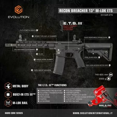 ▷ BREACHER 13" M-LOK GATILLO ELECTRÓNICO ETS III · VSGun