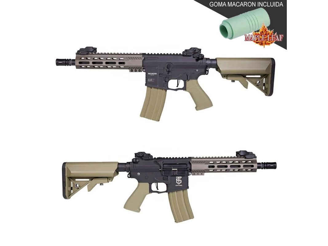 ROSSI M4 SENTINEL ALPHA CON GATILLO ELECTRÓNICO TAN - MEJORADA MAPLE LEAF