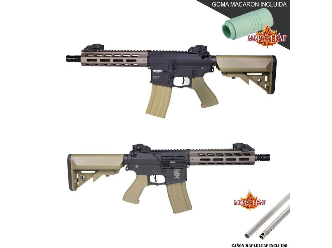 ROSSI M4 SENTINEL SIGMA CON GATILLO ELECTRÓNICO TAN - MEJORADA PRECISION MAPLE LEAF