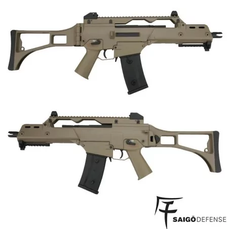 Fusil G36 Saigo Defense Tan de diseño táctico y alta precisión