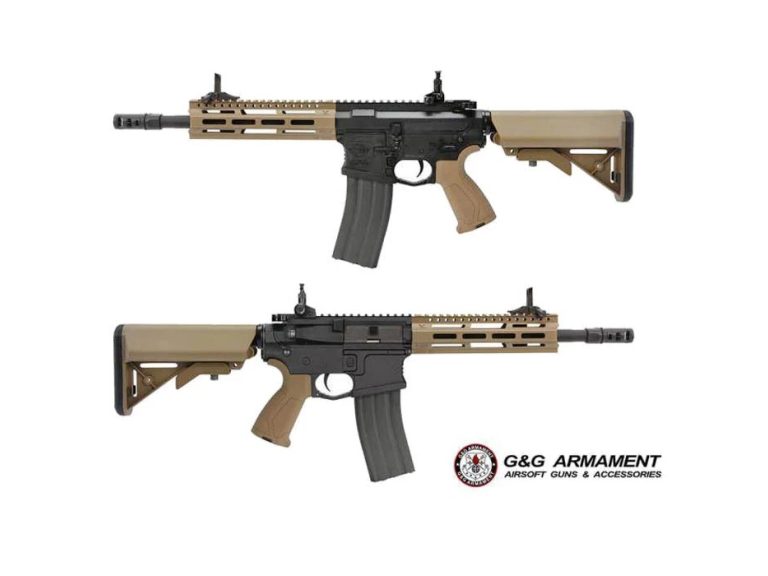 CM16 Raider 2.0 G&G Tan réplica airsoft con cañón de precisión 6.03 mm y alcance superior