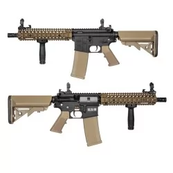 SA-E19 MK18 2.0 Daniel Defense EDGE TAN con sistema de precisión FULL MR-HOP.