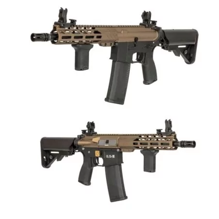 SA-E25 EDGE 2.0 CHAOS BRONCE Specna Arms con sistema de precisión FULL MR-HOP.