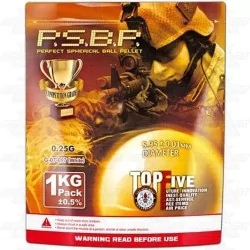 BOLAS G&G GRAMAJE 0.25G 4000 BOLAS PARA AIRSOFT