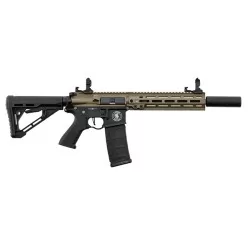 Fusil AEG Blazer 10 TAN/NEGRO Proline con gatillo electrónico y sistema M-LOK Lancer Tactical