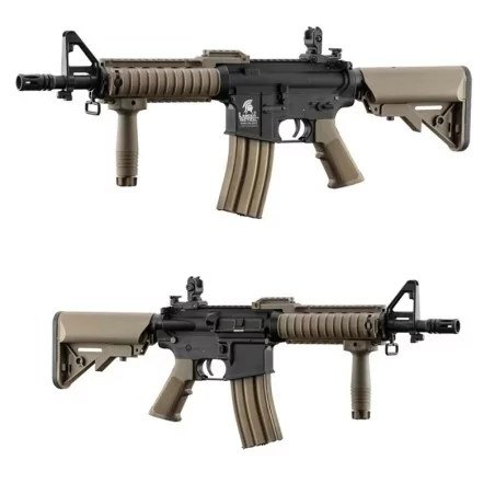 Fusil Lt-02c Gen2 Mk18 Lancer Tactical color tan estilo clásico M4 para principiantes airsoft
