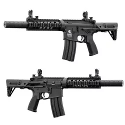 LT-15 BDL-GEN2 M4 PDW negro Lancer Tactical culata multiposición doble tubo para principiantes