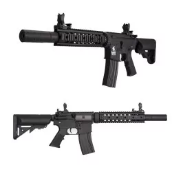 LT-15 GEN2 9" M4 SD negro Lancer Tactical guardamanos 12" precisión iniciación airsoft