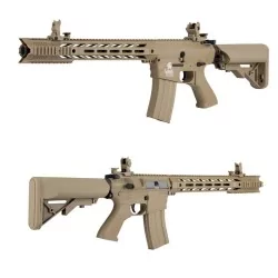 Réplica LT-25 M4 SPR Interceptor Tan con diseño M-LOK y alta precisión