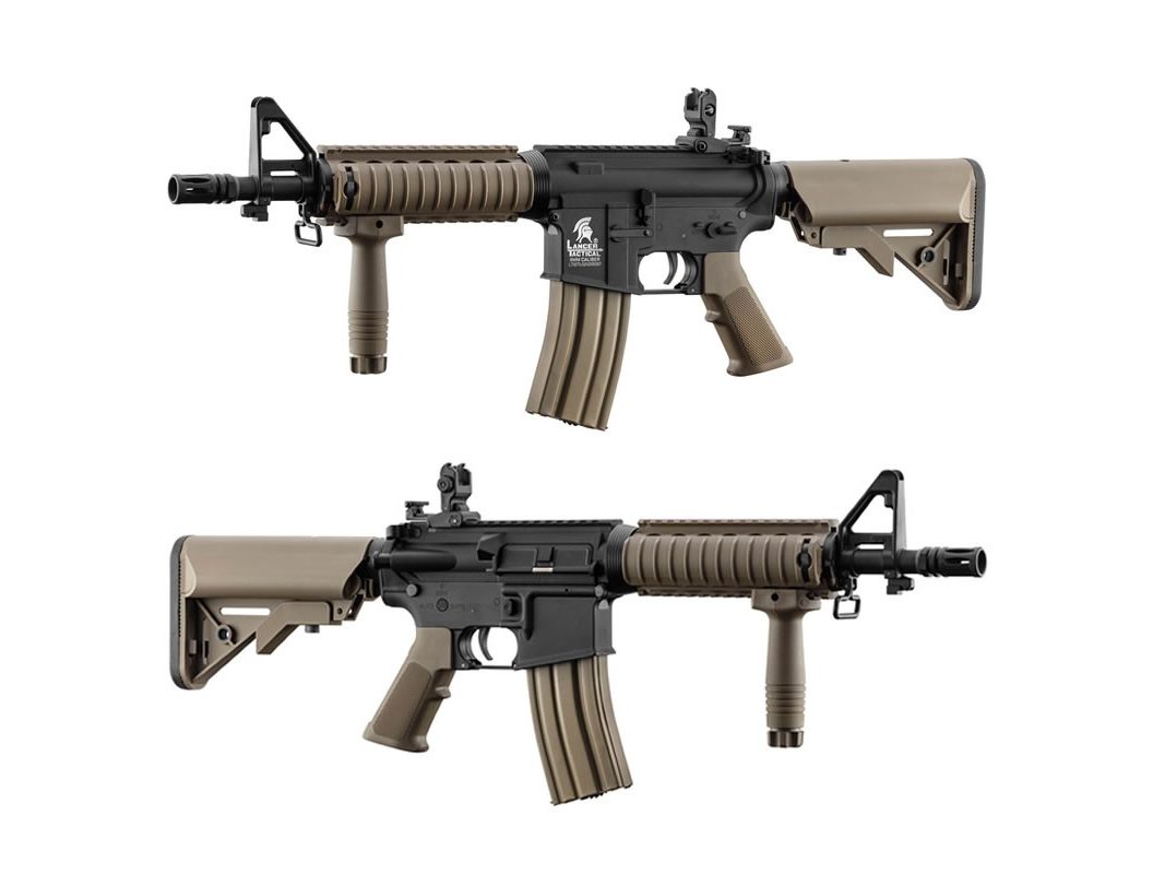 Replica LT-02 G2 M4 CQBR Negra/Tan - Lancer Tactical