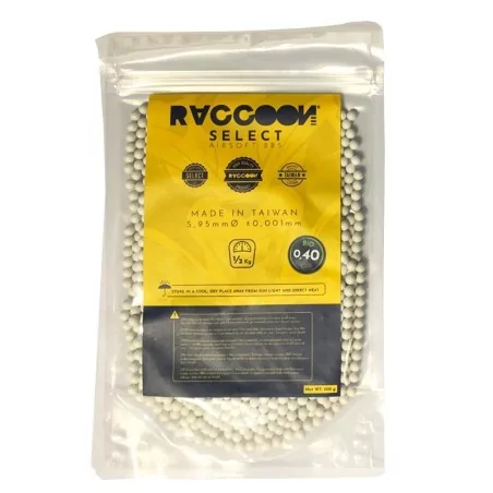 BOLAS BIO SELECT 0,40 GRAMOS RACCOON 0.5KG