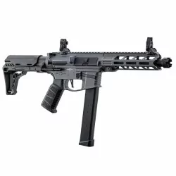 Sub-Fusil LT-35 Gen2 9mm Battle X PDW gris Lancer Tactical mejorado para CQB con pistón metálico