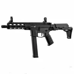 Sub-Fusil LT-35 Gen2 9mm Battle X PDW negro Lancer Tactical mejorado con pistón metálico reforzado