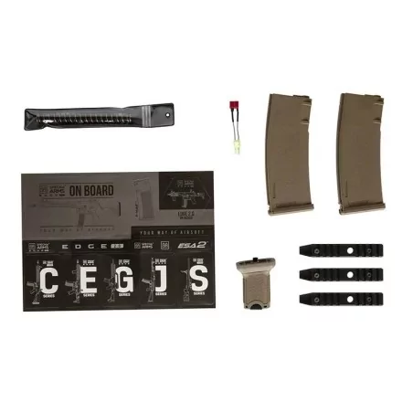 REPLICA SPECNA ARMS SA-E09 MEJORADA TAN/NEGRA ▶ · VSGun