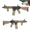 Replica Specna Arms SA-E05 tan negra ASTER upgradeada airsoft