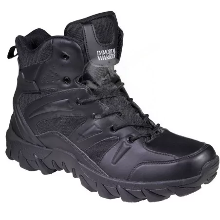 BOTA IMMORTAL DE LA MARCA INMORTAL WARRIOR CAÑA MEDIA NEGRO