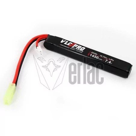 BATERIA PARA REPLICAS AIRSOFT 1 MODULO TAMIYA VLC PRO 7.4V