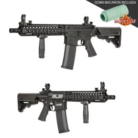 Replica Specna Arms MK18 2.0 EDGE negra upgradeada airsoft