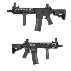 Réplica MK18 Specna Arms SA-C19 negra Daniel Defense