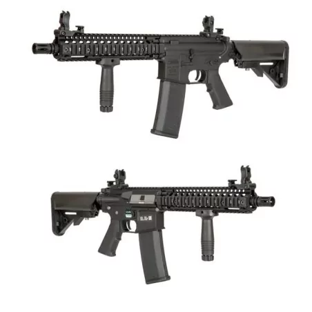 Réplica MK18 Specna Arms SA-C19 negra Daniel Defense