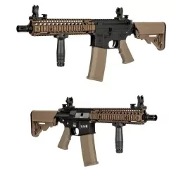Réplica MK18 EDGE SA-C19 bronce/negra Daniel Defense airsoft