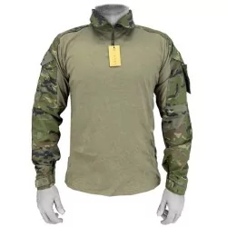 CAMISETA COMBATE CONQUER DLX CAMUFLAJE BOSCOSO PIXELADO AIRSOFT