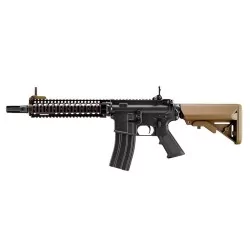 Fusil GBB MK18 Mod.1 Tokyo Marui: réplica airsoft gas blowback negro y tan.