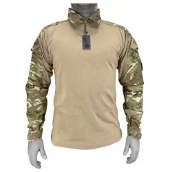 CAMISETA AIRSOFT COMBATE MARCA CONQUER DLX MULTICAM
