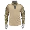 CAMISETA AIRSOFT COMBATE MARCA CONQUER DLX MULTICAM