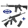 Fusil MWS Tokyo Marui M4 GBB M4A1 + 2 cargadores: réplica airsoft gas blowback.