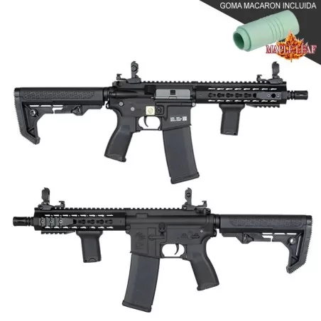 RRA SA-E08 EDGE LIGHT OPS STOCK Specna Arms Negra réplica airsoft