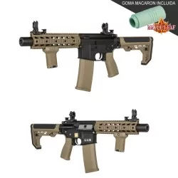 Replica Specna Arms SA-E05 LIGHT OPS STOCK EDGE Tan/Negra réplica airsoft