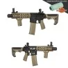 Replica Specna Arms SA-E05 LIGHT OPS STOCK EDGE Tan/Negra réplica airsoft