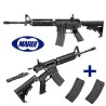 Fusil MWS Tokyo Marui M4 GBB M4A1 + 3 cargadores: réplica airsoft gas blowback.