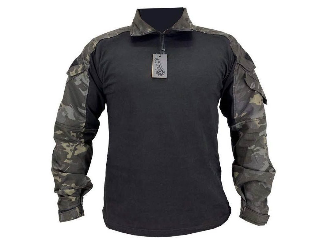 Camiseta Combate Conquer Dlx Multicam Black