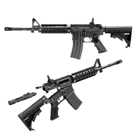 Fusil MWS Tokyo Marui M4 GBB M4A1: réplica airsoft gas blowback.