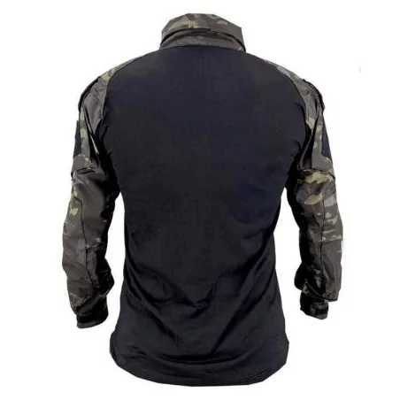 CAMISETA COMBATE CONQUER DLX MULTICAM BLACK