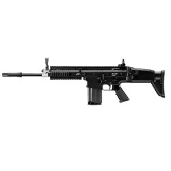 Fusil Tokyo Marui Scar-h Recoil Negro: réplica airsoft Next Gen realista.