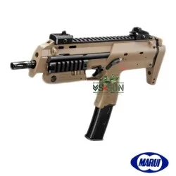 MP7 GBB Tokyo Marui Tan: réplica airsoft gas blowback realista.