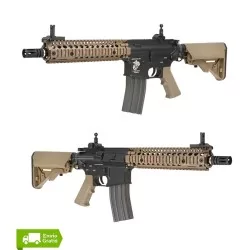 Réplica SA-A03 SAEC System Specna Arms Tan para airsoft, durabilidad y realismo