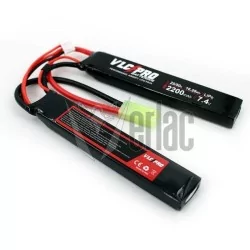 BATERIA LIPO DOS MODULOS DE LA MARCA VLC PRO 7.4V