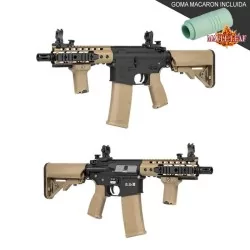 Replica Specna Arms SA-E12 EDGE Carbine tan/negra para airsoft.