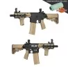 Replica Specna Arms SA-E12 EDGE Carbine tan/negra para airsoft.