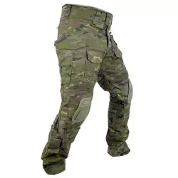 PANTALON CONQUER DLX BOSCOSO PIXELADO RODILLERAS VISTA LATERAL