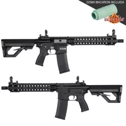 Replica Specna Arms SA-E06-H EDGE Heavy Ops Stock negra para airsoft.