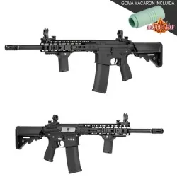 Replica Specna Arms SA-E09 EDGE Carbine negra táctica y de alto rendimiento.