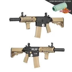 Réplica SA-E11 EDGE Specna Arms RRA tan/negra táctica de alto rendimiento.