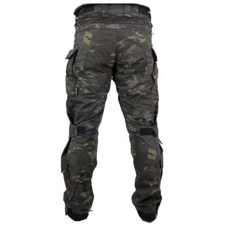 PANTALON COMBATE CONQUER DLX MULTICAM BLACK