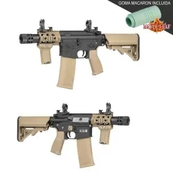 Réplica airsoft SA-E10 EDGE tan/negra Specna Arms táctica y precisa.