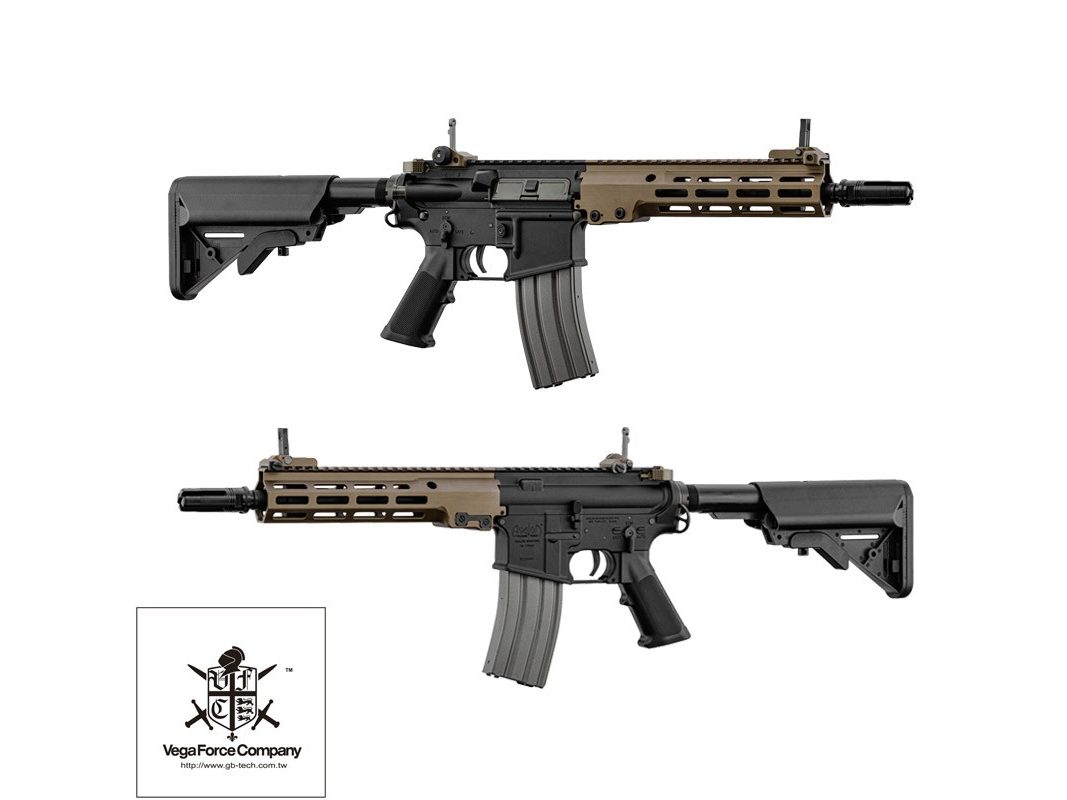 Replica AEG M4 VFC Avalon 10.3" URG-I SBR Negro/Tan (Gate Aster + Maple Leaf)
